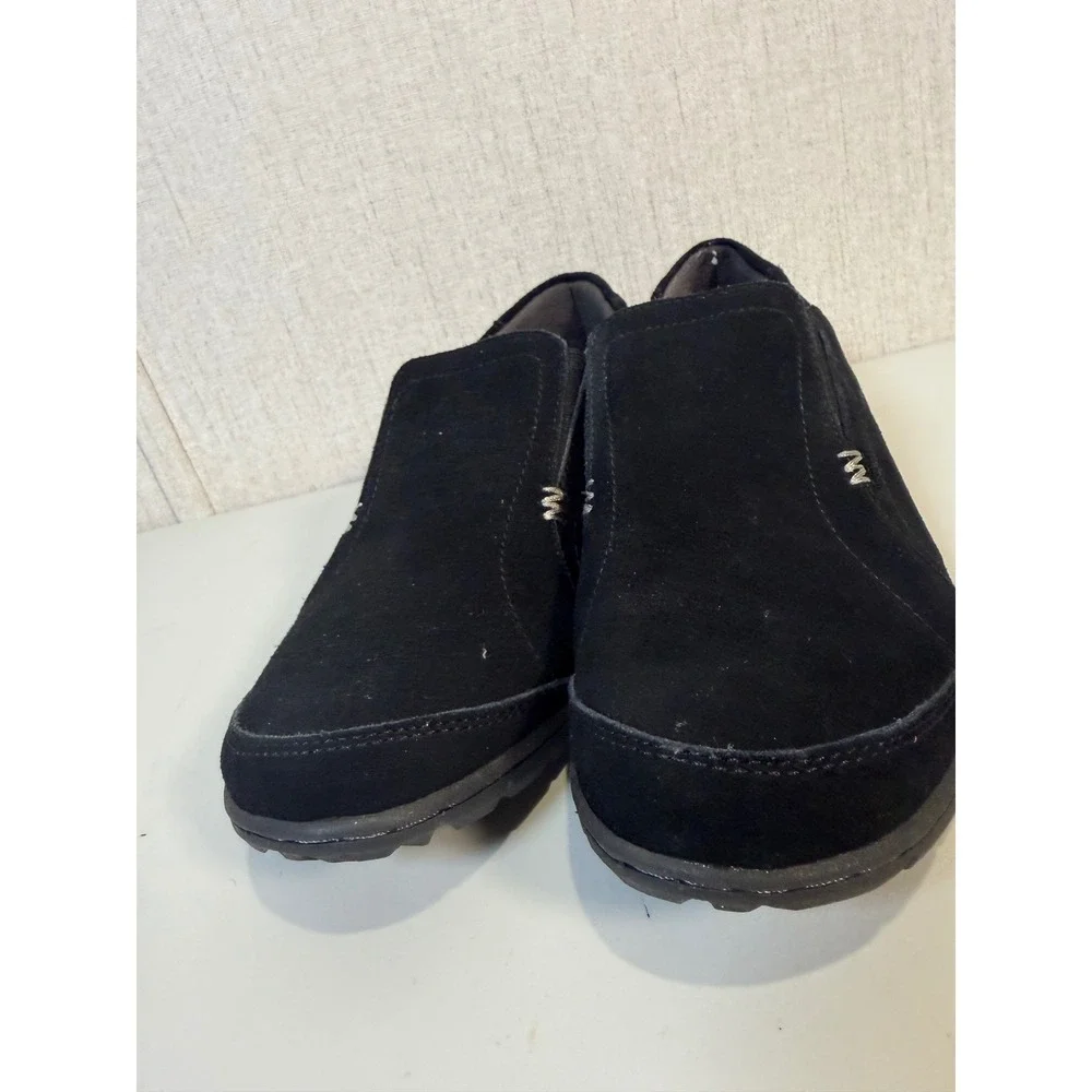 Dr. Scholls Women's Black Suede Leather Slip On Comfort‎ Loafers Size  8 Shoes